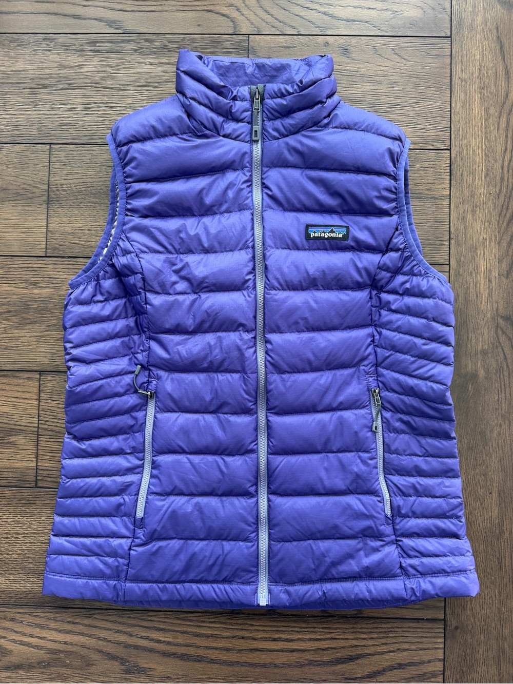 Patagonia Women's Violet Quilted Down Vest purple medium